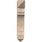 Ekena Millwork Merced Arts & Crafts Rough Sawn Bracket, Douglas Fir, 6"W x 24"D x 36"H BKT06X24X36MRC03RDF - alternate 2